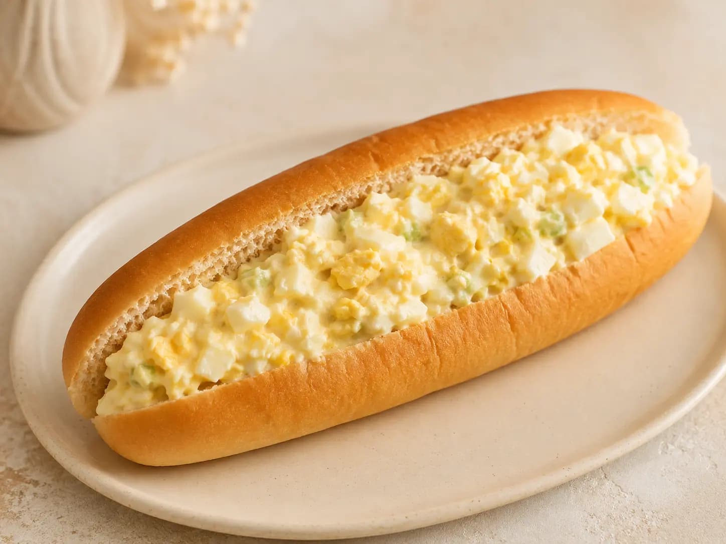 Boiled Egg Mayonaise Sandwich