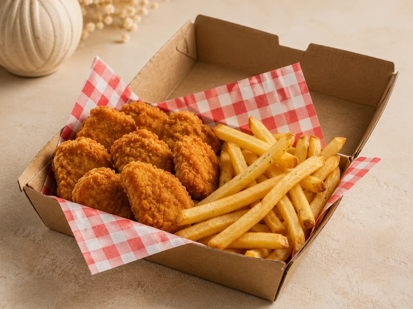 Chicken Nuggets with Fries